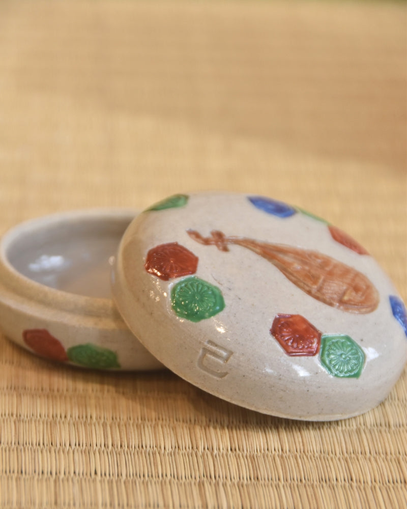 Biwa Kōgō (Incense Container)