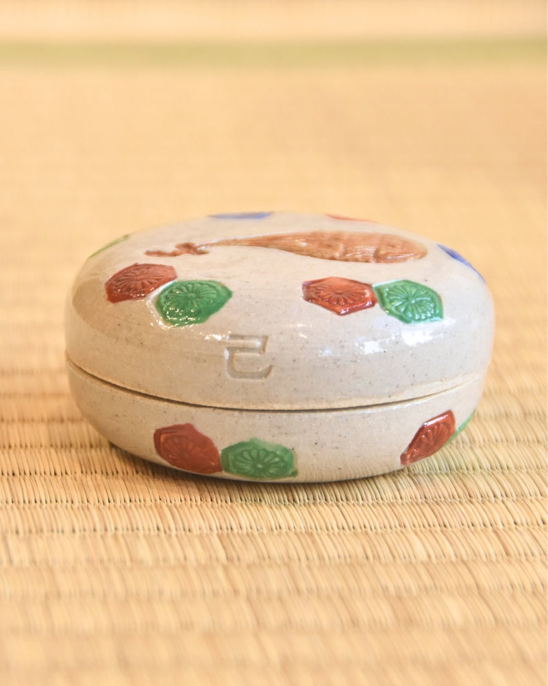 Biwa Kōgō (Incense Container)