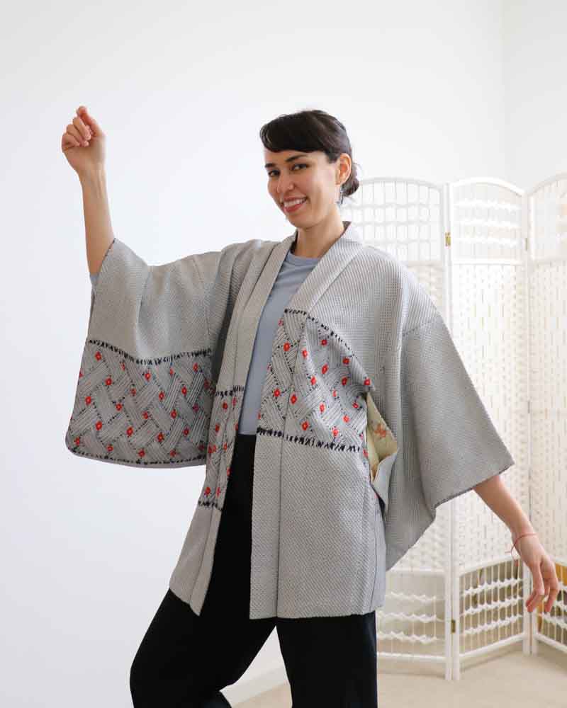 Mama Whale Shibori Haori Kimono Jacket – LYC - Japanese Artisan