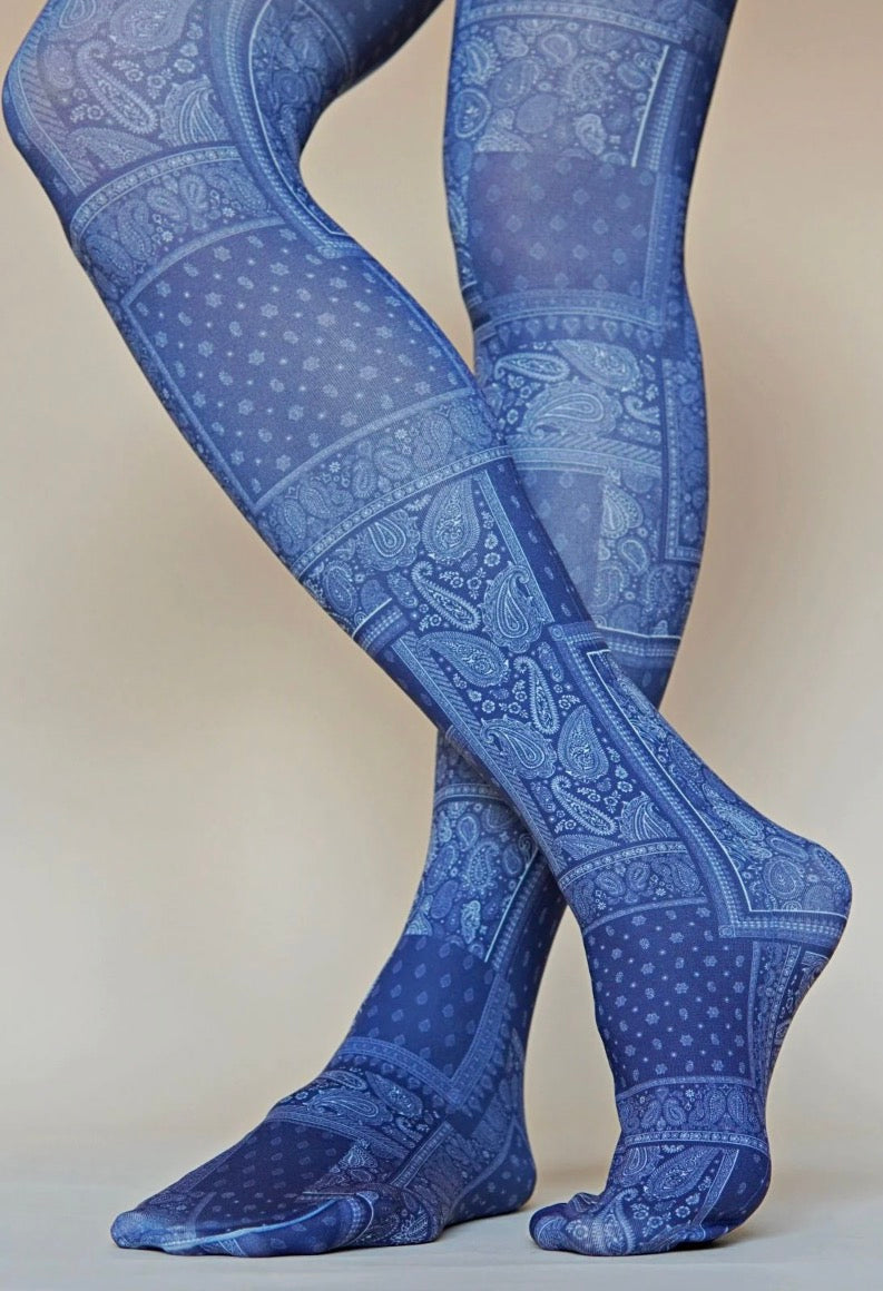 Patchwork Bandana Tights