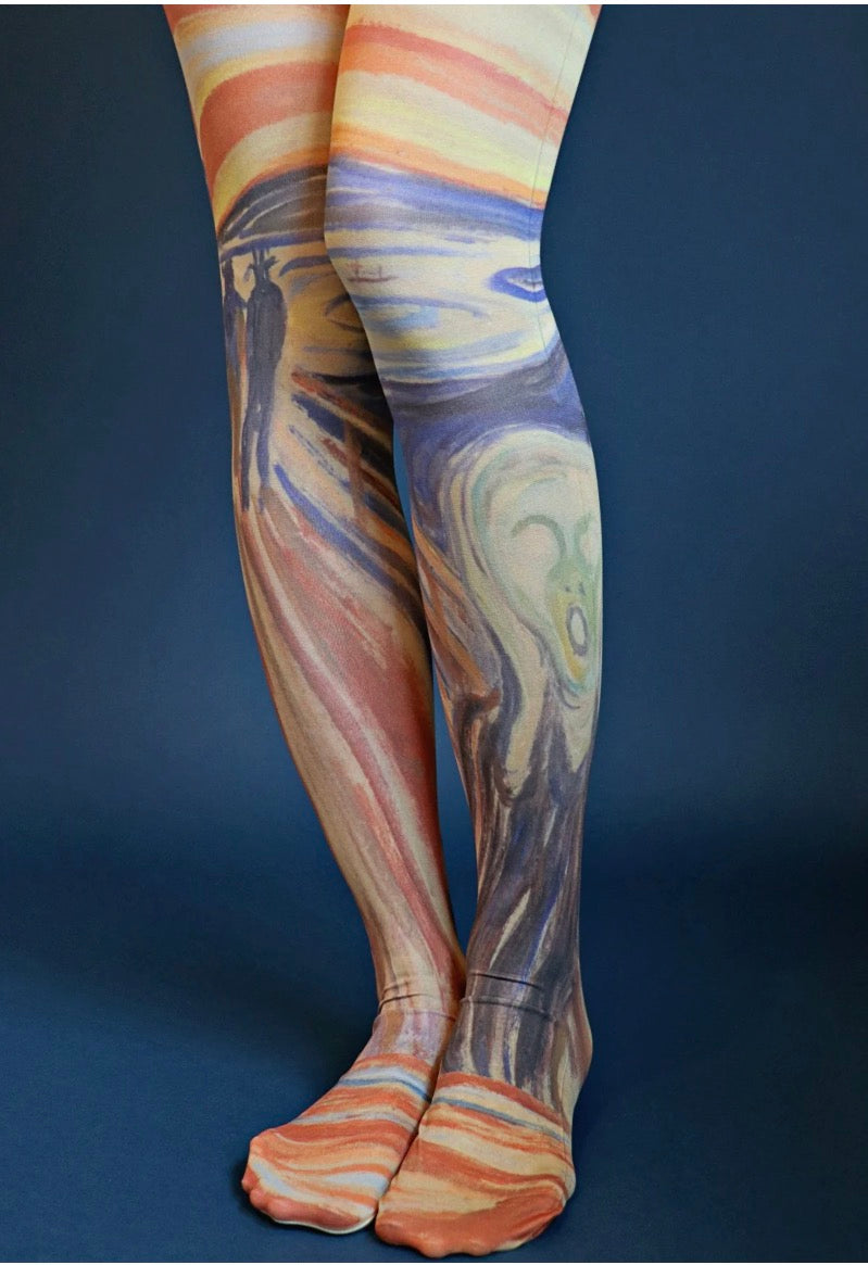 The Scream Munch Tights