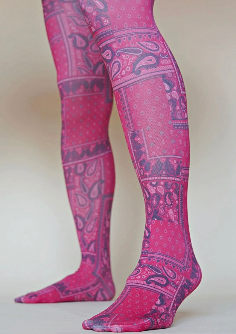 Patchwork Bandana Tights