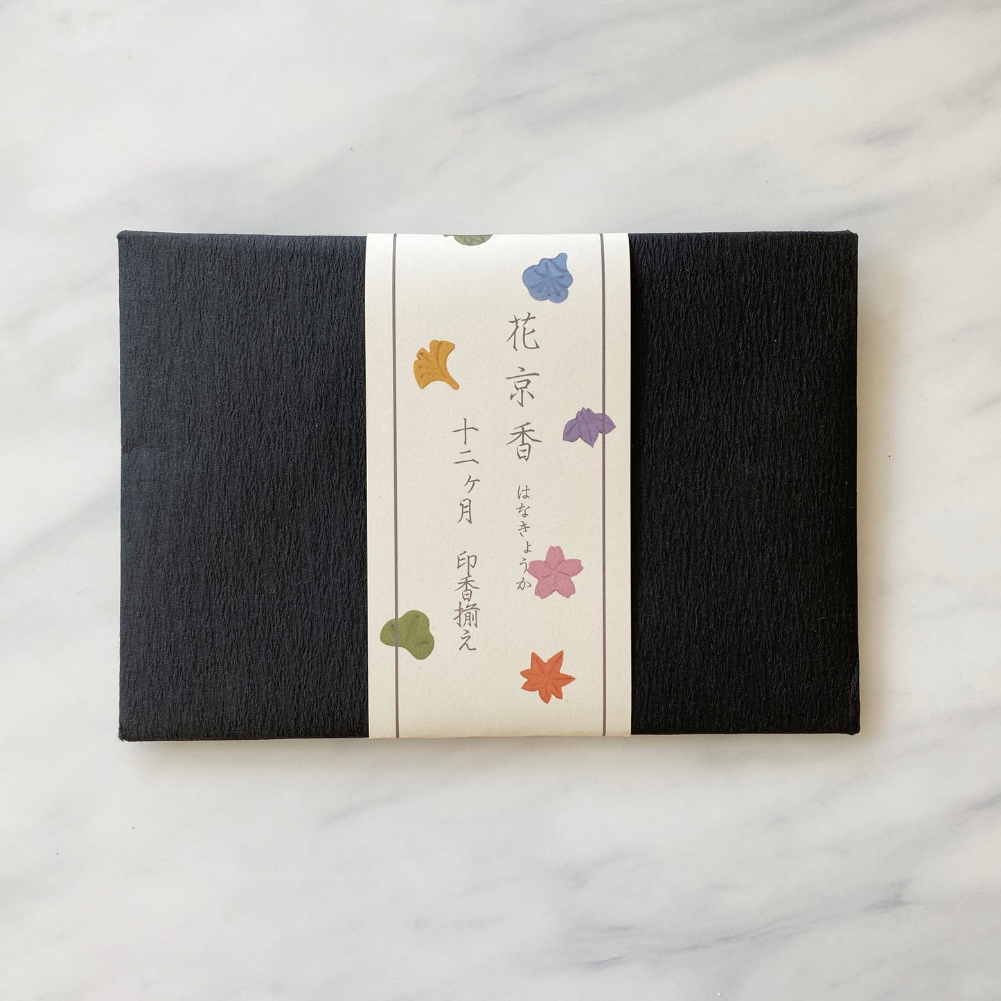 12 Months Floral Incense Set, with incense holder