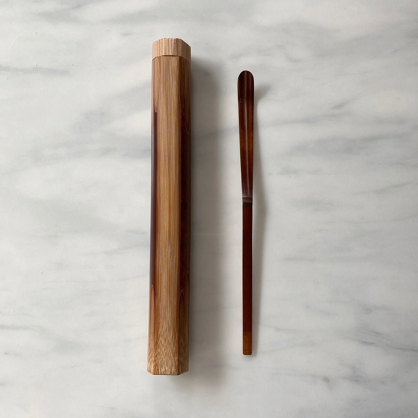 Smoke Bamboo Matcha Scoop & Case