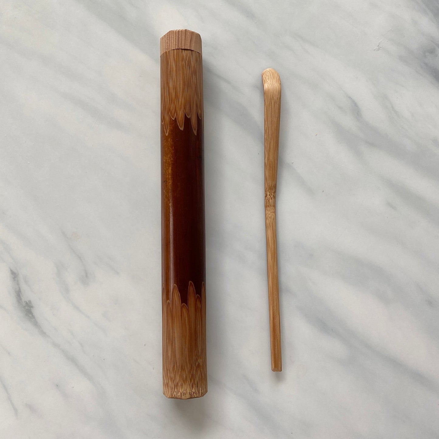 Smoke Bamboo Matcha Scoop & Case