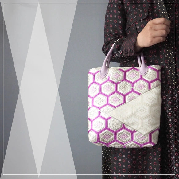 Magenta Kimono Tote Bag