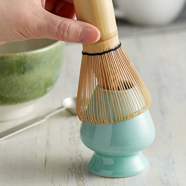 Porcelain Matcha Whisk Stand / Holder - Sky Blue
