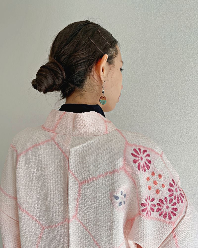 Gentle Blooms Shibori Jacket