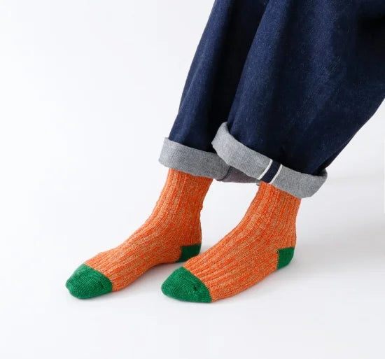 Linen Silk Crew Socks