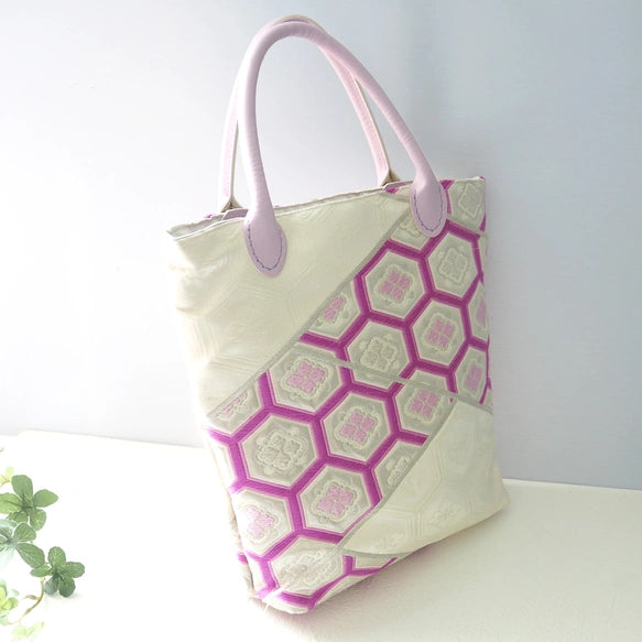 Magenta  Kimono Tote Bag