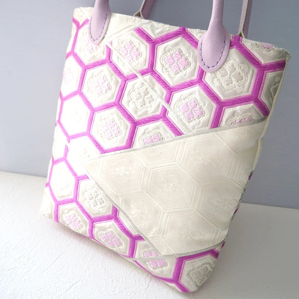 Magenta  Kimono Tote Bag