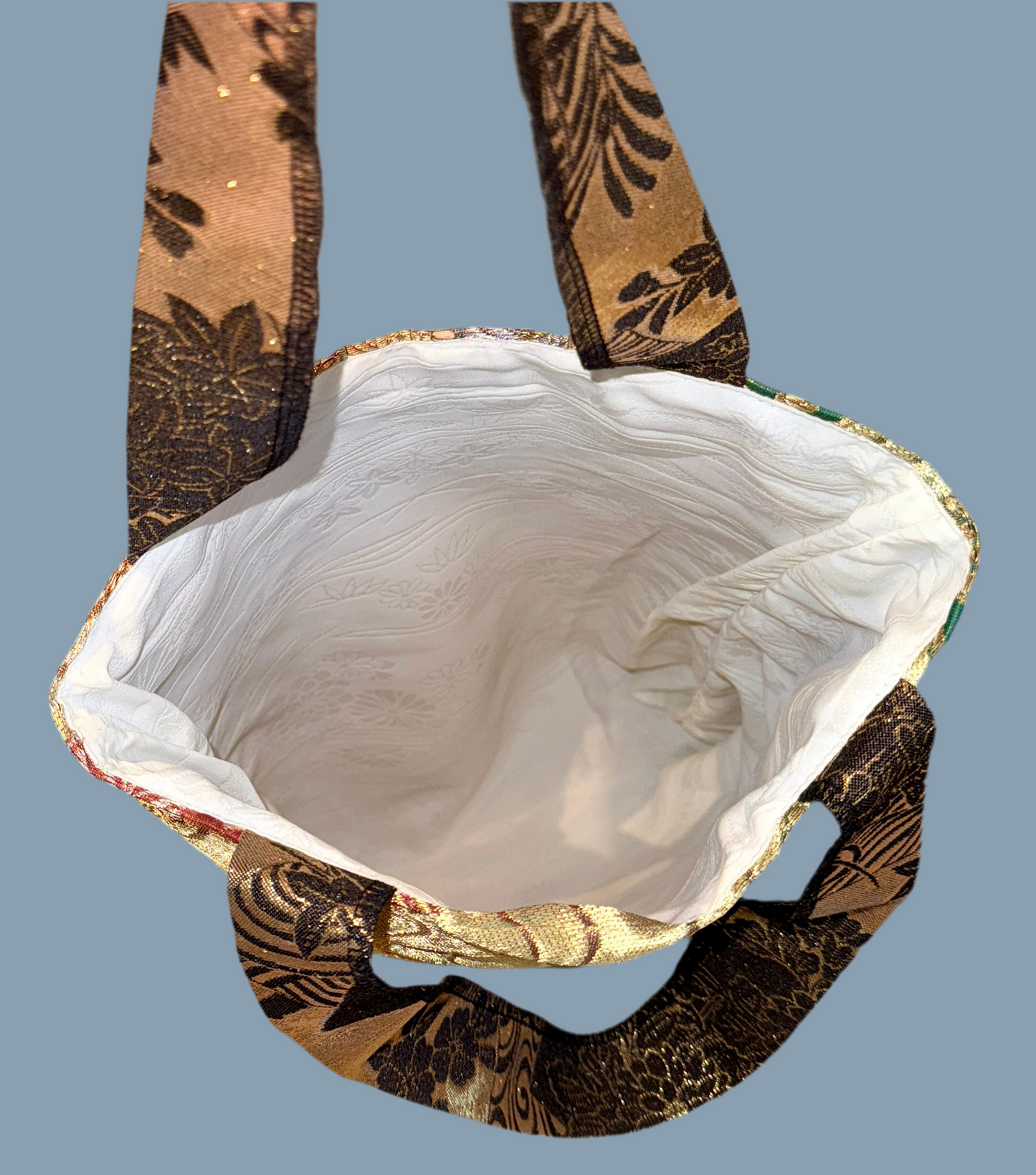 Golden Mum Nishijin Kimono Tote Bag