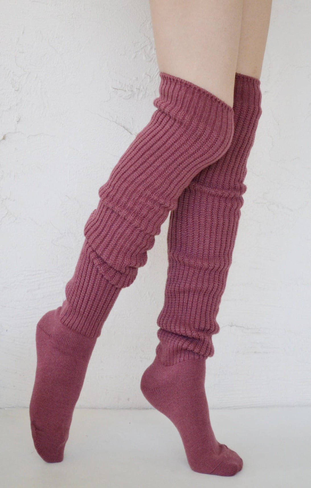 SCRUNCHY OVER THE KNEE SOCKS l Wool Socks l Boots Socks l Tabbisocks