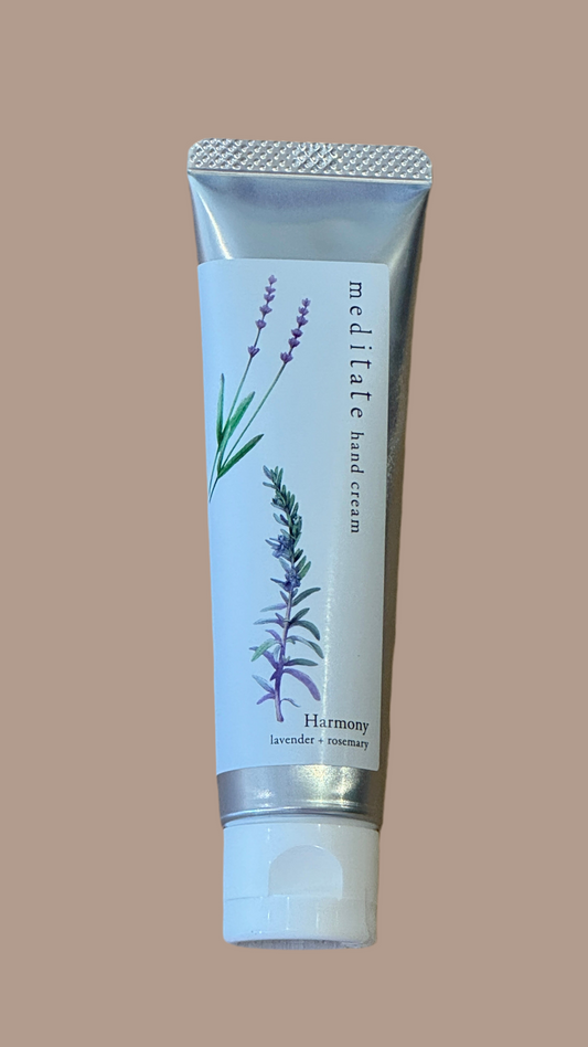 meditate Hand Cream: Lavender + Rosemary Scent