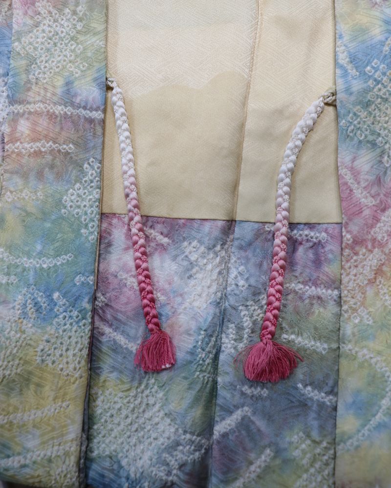 Pastel World Shibori Haori Kimono Jacket