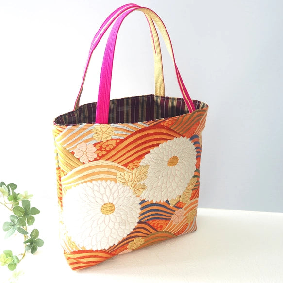 Chrysanthemum Kimono Tote Bag