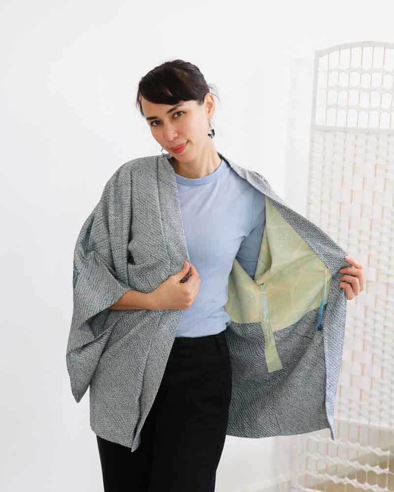 Pine Trees Haori Kimono Jacket