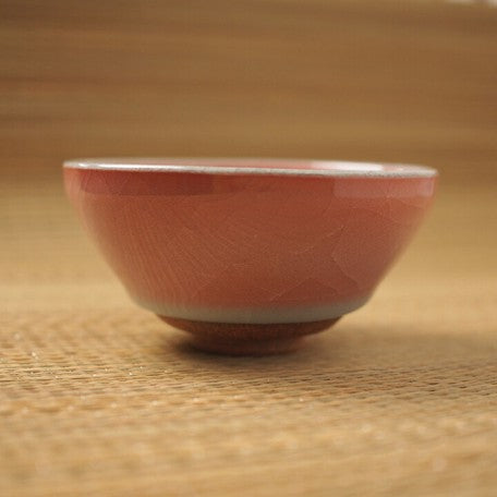 Beige Pink Matcha Tea Bowl