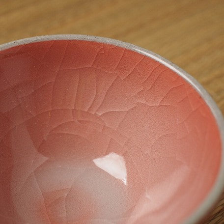 Beige Pink Matcha Tea Bowl