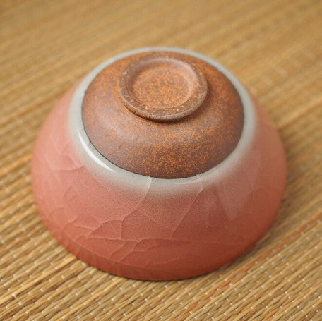 Beige Pink Matcha Tea Bowl