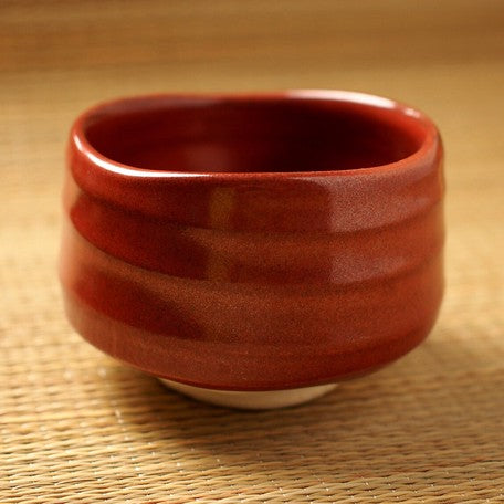 Tetsuaka Matcha Tea Bowl  鉄赤 抹茶碗 美濃焼 日本製