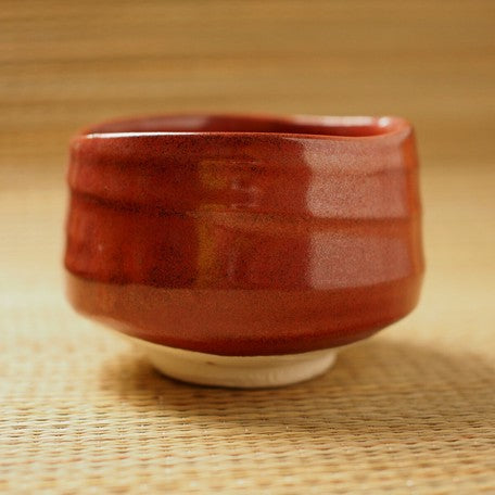 Tetsuaka Matcha Tea Bowl  鉄赤 抹茶碗 美濃焼 日本製