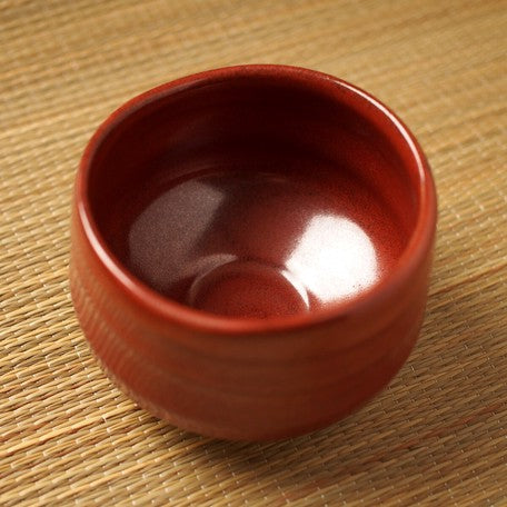 Tetsuaka Matcha Tea Bowl  鉄赤 抹茶碗 美濃焼 日本製