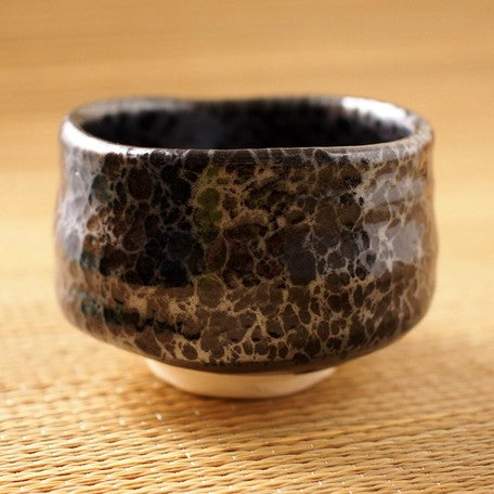 Black Drops Matcha Tea Bowl