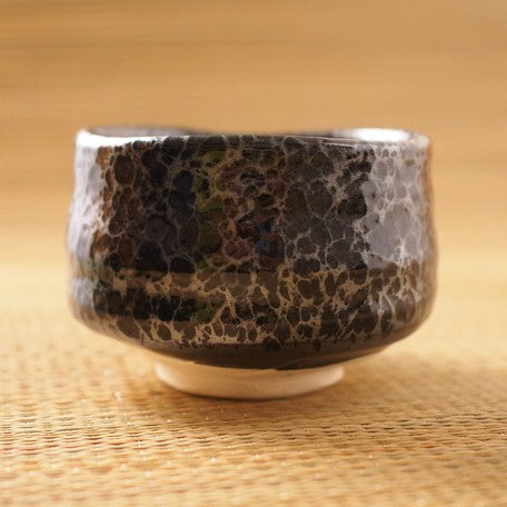 Black Drops Matcha Tea Bowl