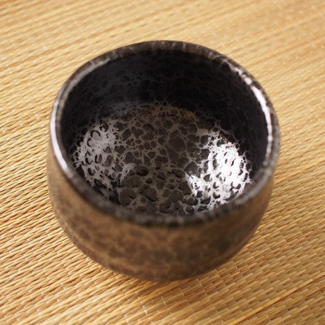 Black Drops Matcha Tea Bowl