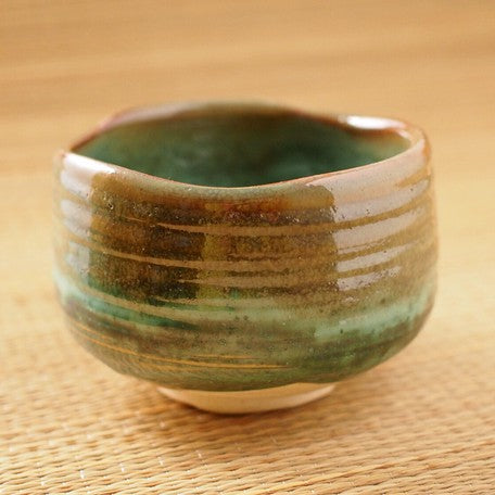 Ryokusai Green Matcha Tea Bowl