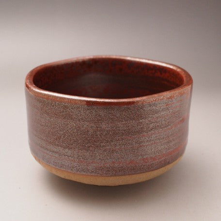 Shinsha Cinnabar Matcha Tea Bowl 辰砂 抹茶碗 美濃焼 日本製