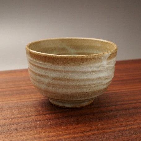 Beige Ash Glaze Matcha Tea Bowl