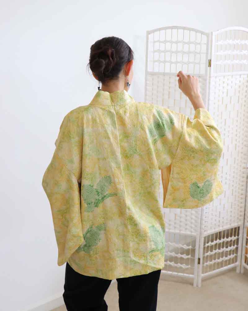 Positive Vibes Shibori   Kimono Jacket