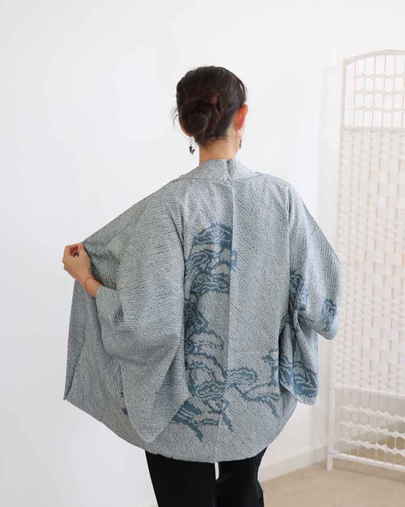 Pine Trees Haori Kimono Jacket