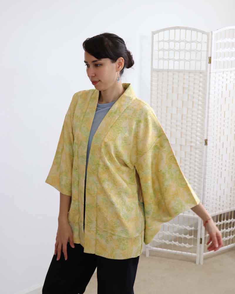 Positive Vibes Shibori   Kimono Jacket