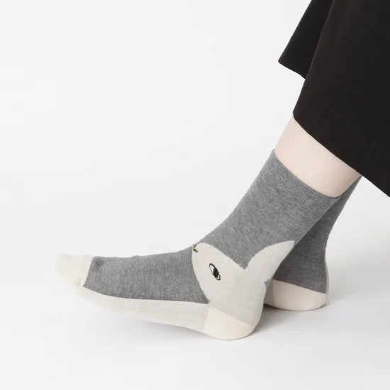 Bold Bunny Crew Socks