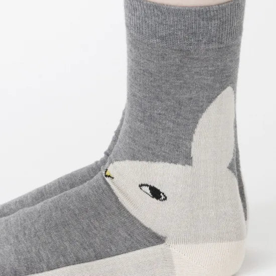 Bold Bunny Crew Socks