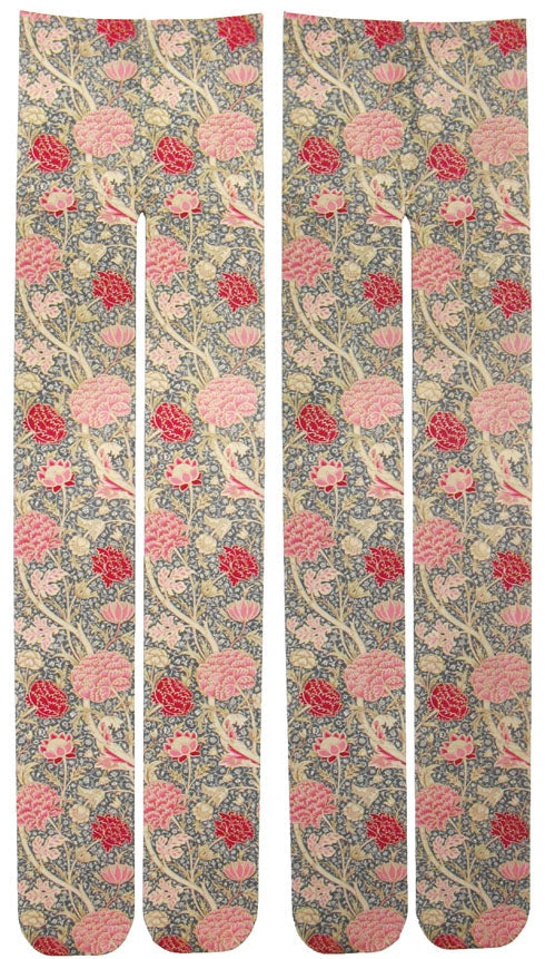 CRAY by WILLIAM MORRIS Printed Art Tights