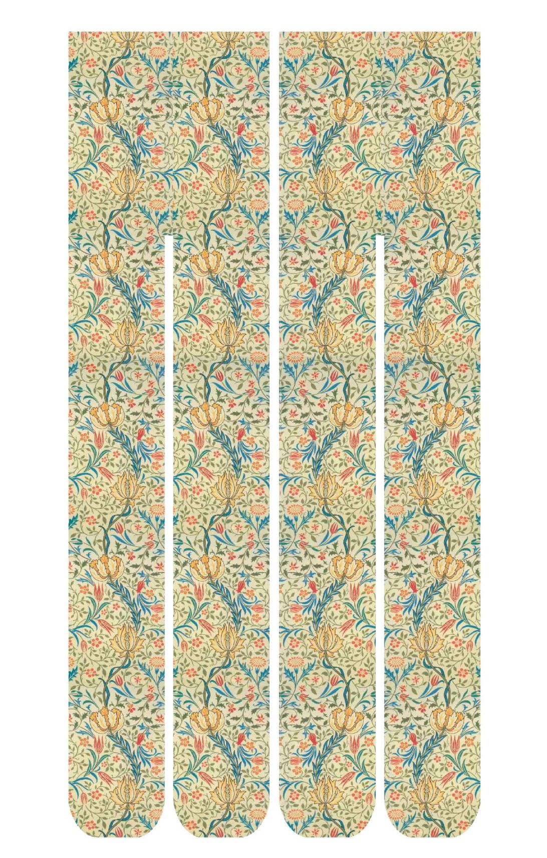 Flora BY William Morris Printed Art Tights