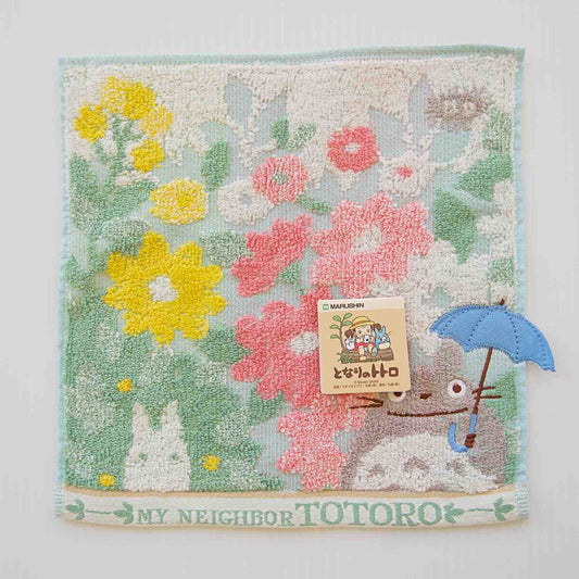 Totoro Mini Towel  | Flower Scenery