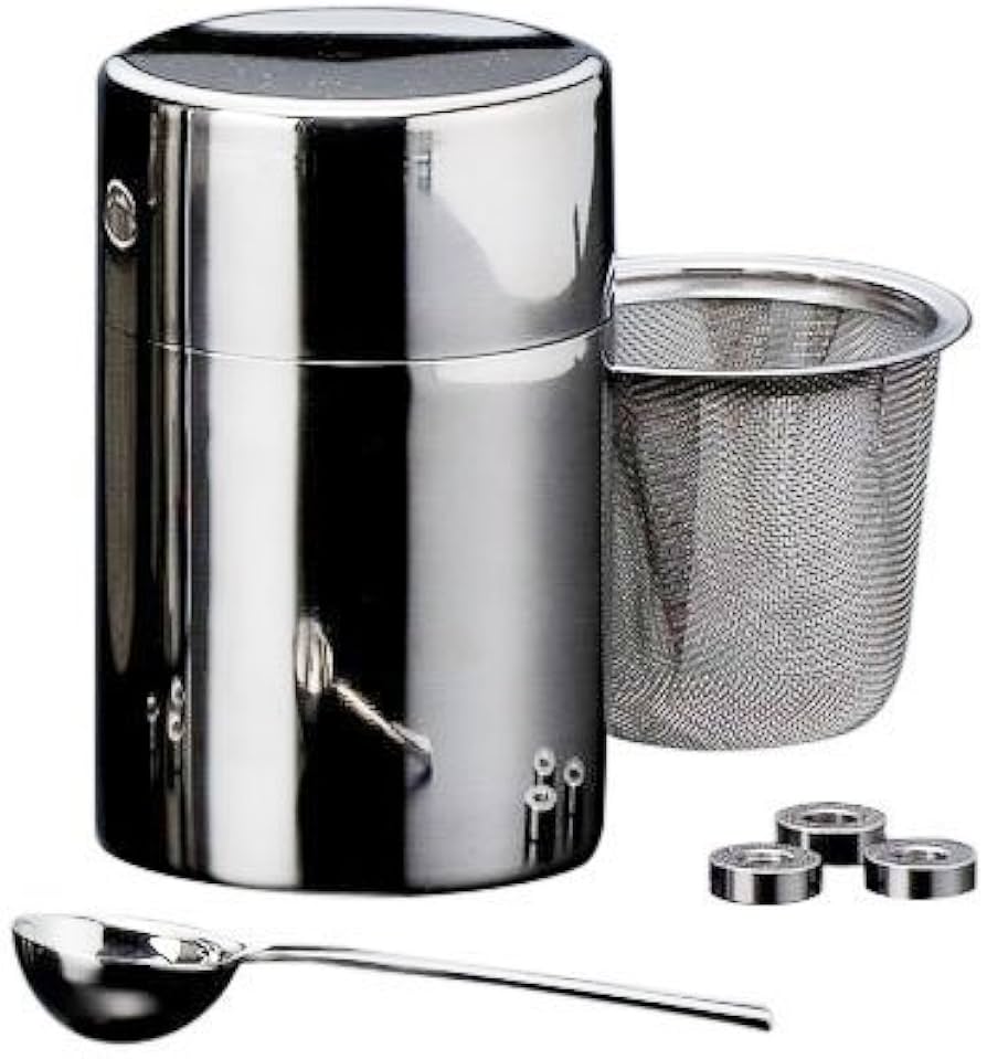 Stainless‑Steel Matcha Sifter Canister