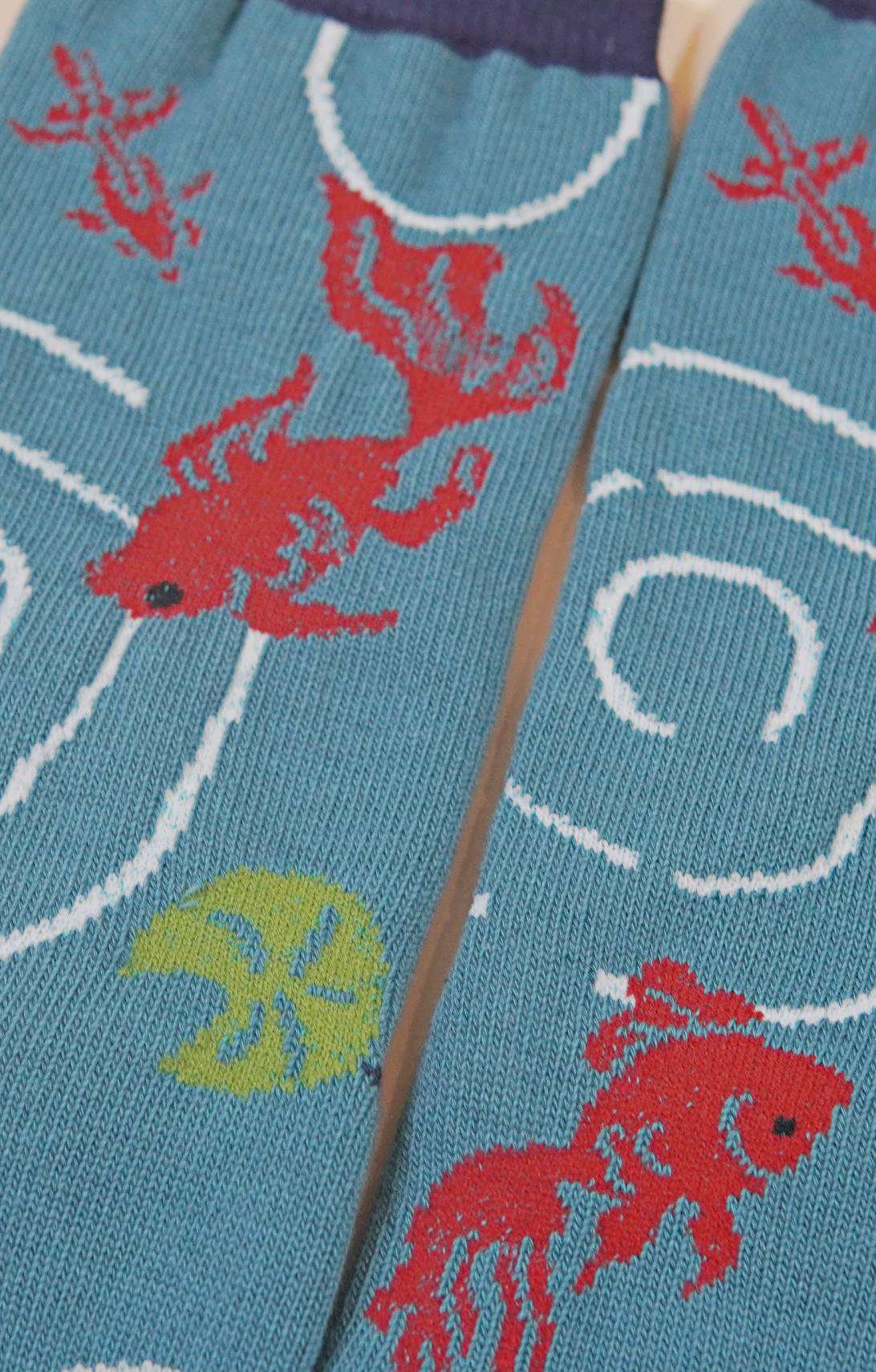 Goldfish II Kingyo Tabi Socks