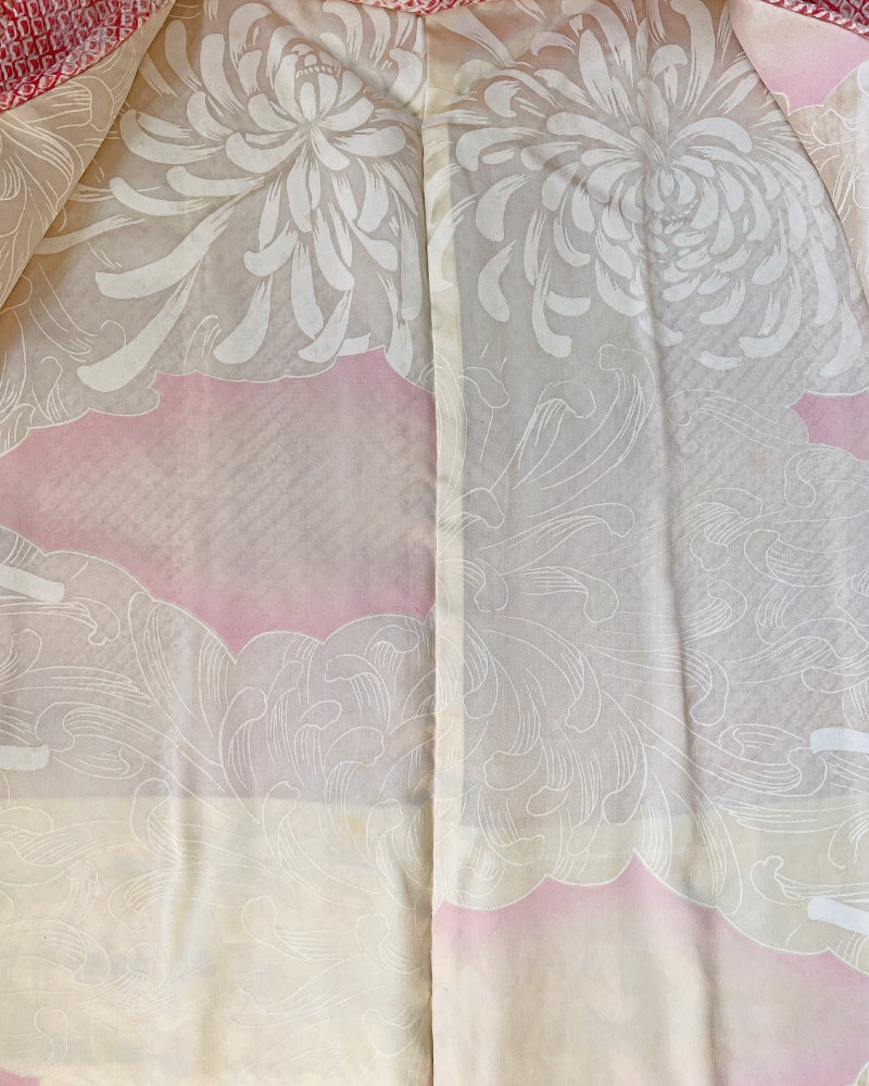 Pink Bamboo Haori Kimono Jacket