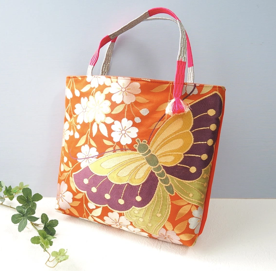 Lucky Butterfly Kimono Tote Bag