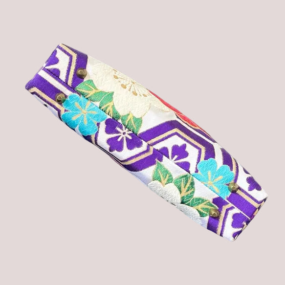 Repurposed Kimono Floral Bag