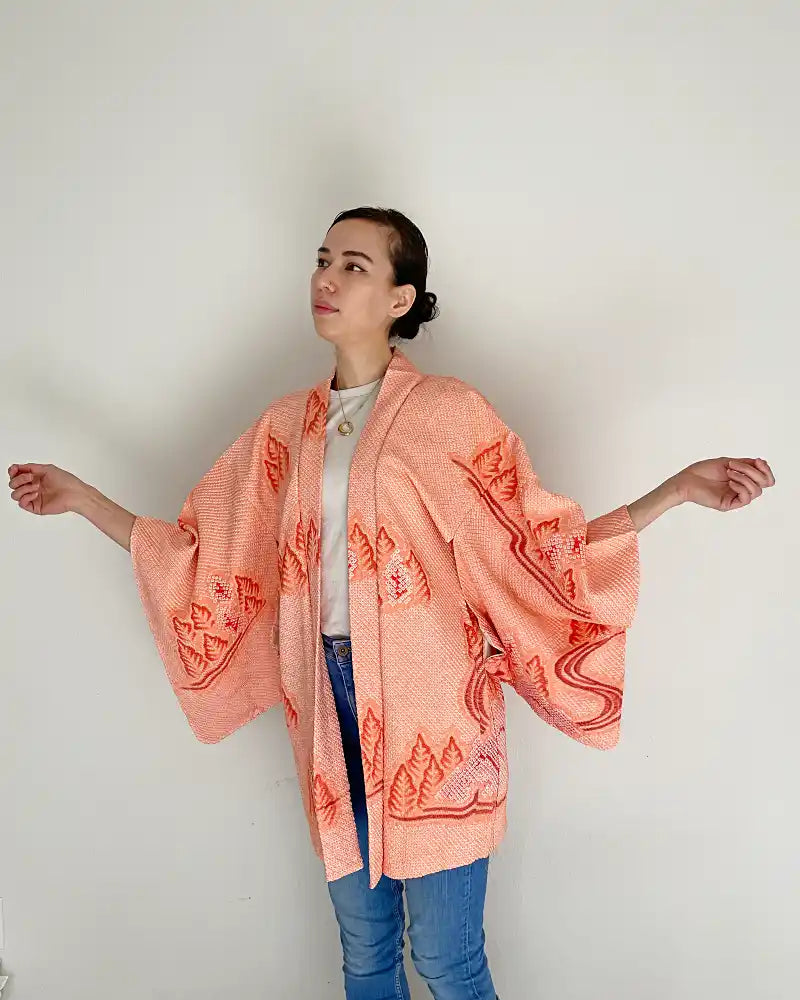 Coral Mountains Haori Kimono Jacket