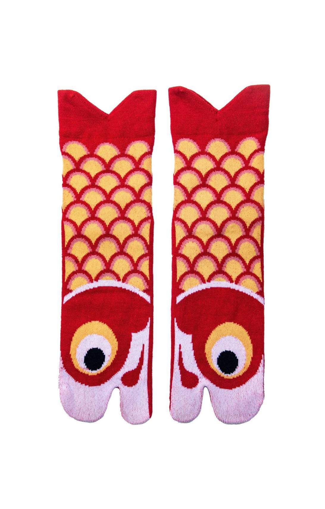 Socks Up product name KOINOBORI TABI TOE SOCKS red color photo