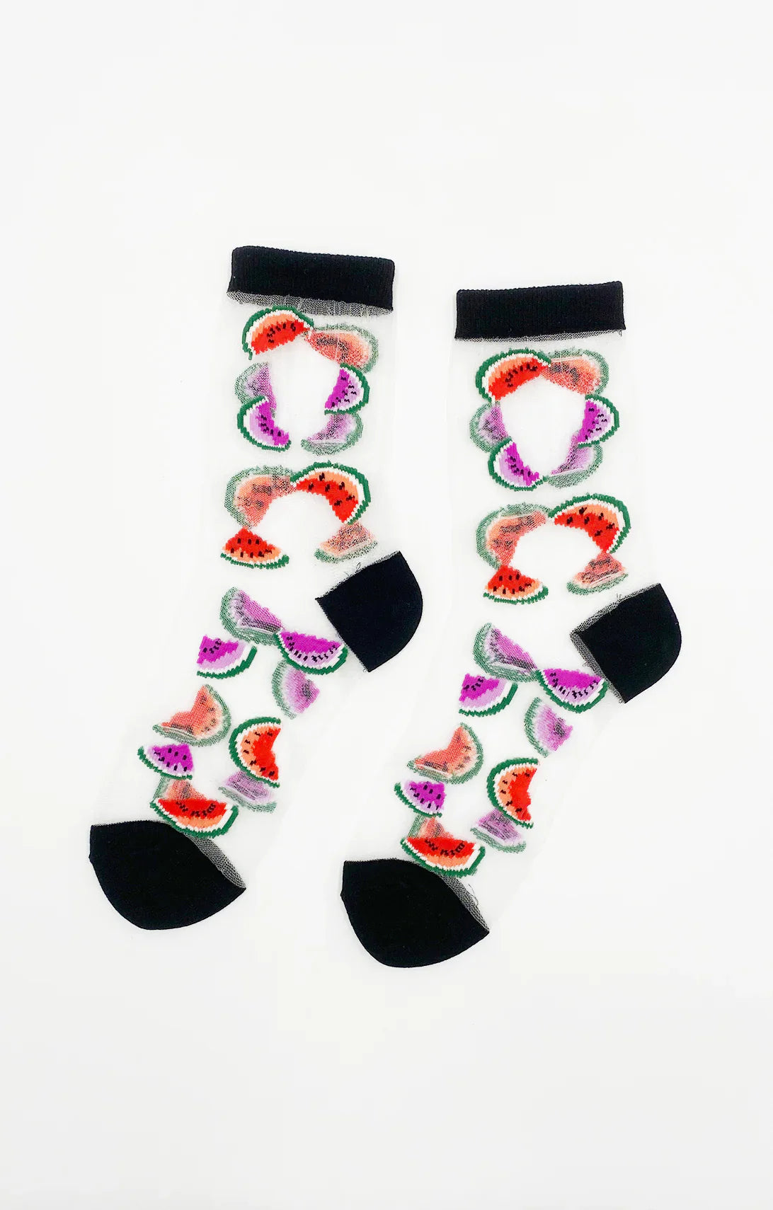 Watermelon Sheer Socks