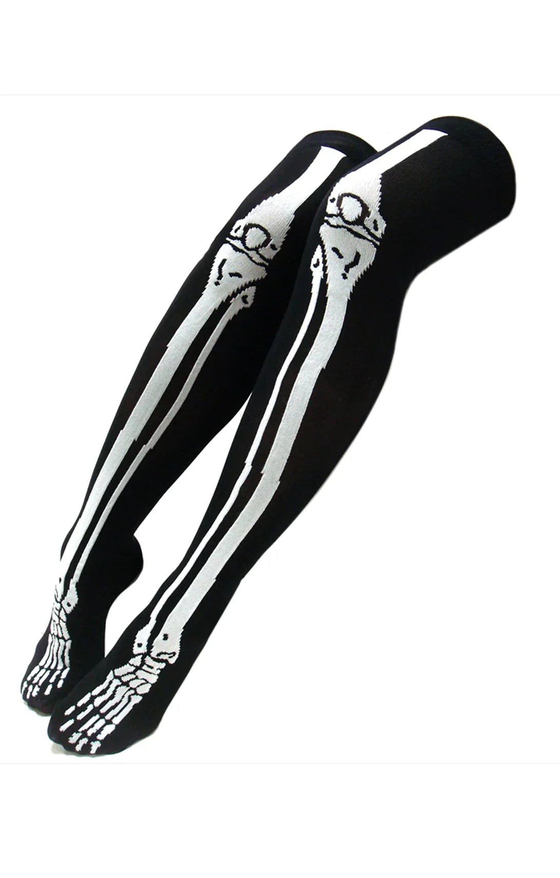 Tabbisocks’s Witch Skeleton Over the Knee Socks